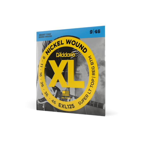 D´Addario EXL125 Nickel Wound, Super Light Top/ Regular Bottom, 9-46